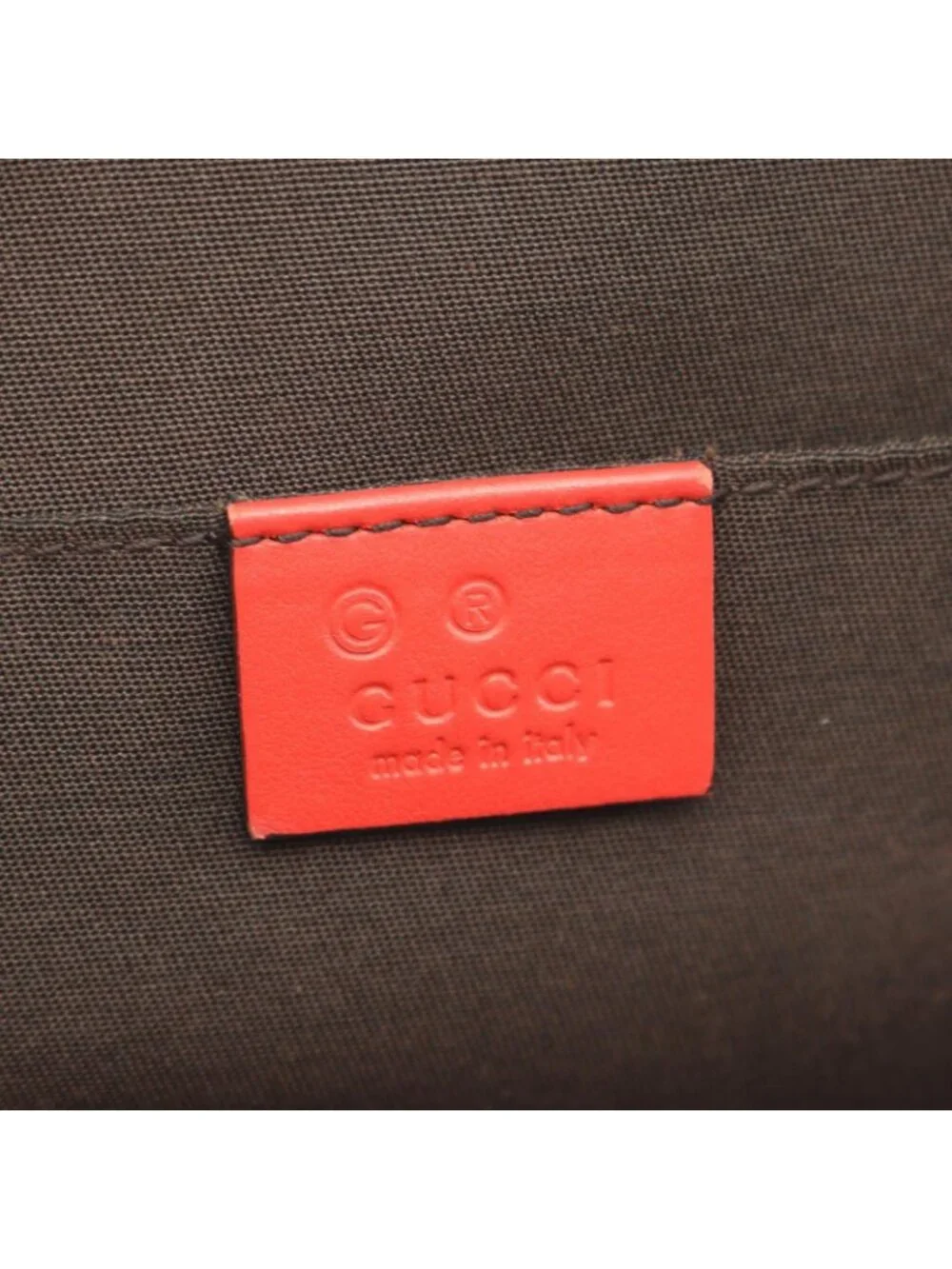Gucci Handbag Guccissima 2-Way Red Leather